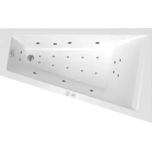 Masážna vaňa SIKO Idea Plus 160x100 cm MEDIUM akrylát ľavá SIKOHMMID160100L