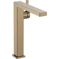 Hansgrohe Tecturis E vysoká umývadlová batéria bez výpuste kartáčovaný bronz 73072140