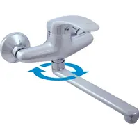 RAV SLEZÁK Mississippi drezová batéria s otočným ramienkom 150 mm chróm ms001.5/23 MS001.523