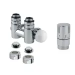 Termostatická sada ISAN rohová stredová ľavá nerez O39NWAL142