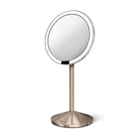 Simplehuman Mini kozmetické zrkadielko rose gold nerez oceľ SHST3010
