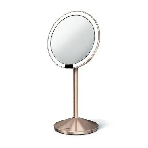 Simplehuman Mini kozmetické zrkadielko rose gold nerez oceľ SHST3010