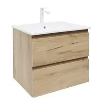 Kúpeľňová skrinka 2 zásuvky s umývadlom SAT B-Way 59x50x45 cm BWAY260OAKU4B2