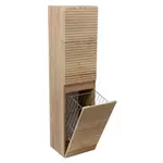 Kúpeľňová skrinka vysoká s košom na bielizeň Naturel Savona 36x145x31,8 cm dub halifax mat SAVONAV36DHK