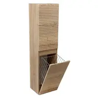 Kúpeľňová skrinka vysoká s košom na bielizeň Naturel Savona 36x145x31,8 cm dub halifax mat SAVONAV36DHK