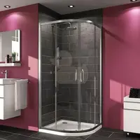 Hüppe Next sprchový kút štvrťkruh 80x80 cm 140603.069.322