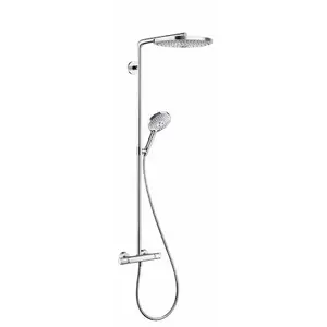 Hansgrohe Raindance Select S sprchový systém na stěnu s termostatickou batériou chróm 27133000