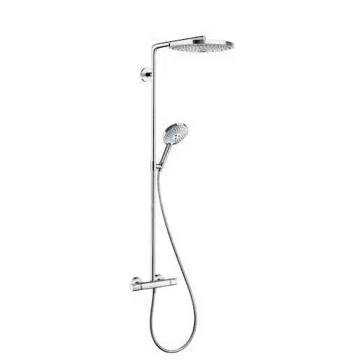 Hansgrohe Raindance Select S sprchový systém na stěnu s termostatickou batériou chróm 27133000