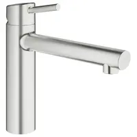 Grohe Concetto New drezová batéria s otočným ramienkom supersteel 31128dc1 G31128DC1
