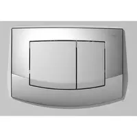 Tece Ambia ovládacie tlačidlo z plastu v chrómovom prevedení mat 9240254 9.240.254