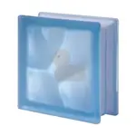 Luxfera Glassblocks azúr 19x19x8 cm mat 1908WAZUR2S