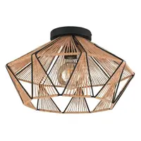 Stropné osvetlenie Eglo ADWICKLE čierna 43775