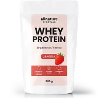 ALLNATURE Sportlab whey protein jahoda 500 g