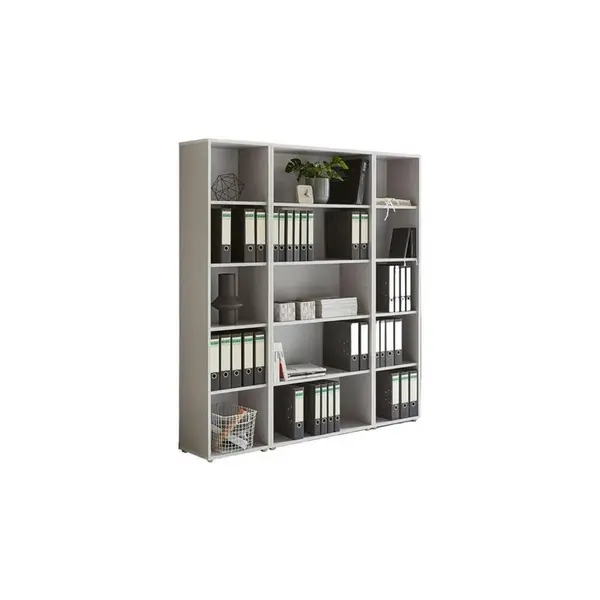 MID.YOU REGÁL NA DOKUMENTY, šedá, 172,6/185,6/33 cm