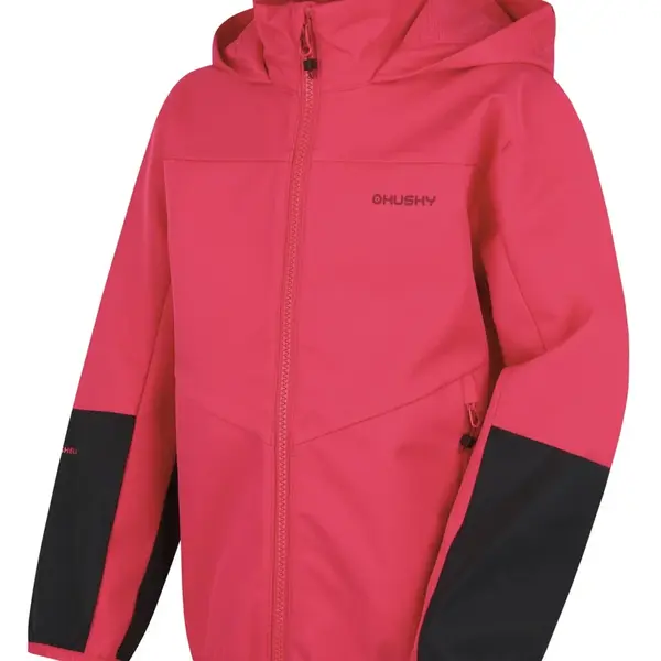 Husky Sonny K 152-158, pink Dětská softshell bunda