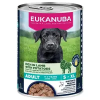 Konzerva EUKANUBA Adult bohatá na jehněčí se bramborami 400 g