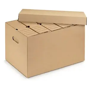 10 x Archivační krabice na pořadače 516x348x305mm