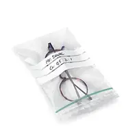 Uzavíratelný ZIP sáček 230x320mm, popisovatelný, 50% recyklovaný, materiál LDPE, tloušťka 60µm | RAJA