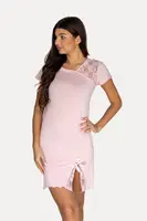 Dámská noční bambusová košilka ZARA XL Růžová