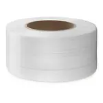 Cenovo výhodná PP viazacia páska, 12 x 0,55 mm, návin 3000m, biela, pevnosť v ťahu 145kg | RAJA
