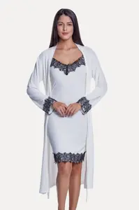 Luisa Moretti Dámska bambusová košieľka LORA s županom