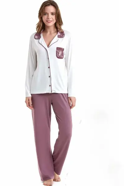 Luisa Moretti Dámske bambusové pyžamo CLAUDIA