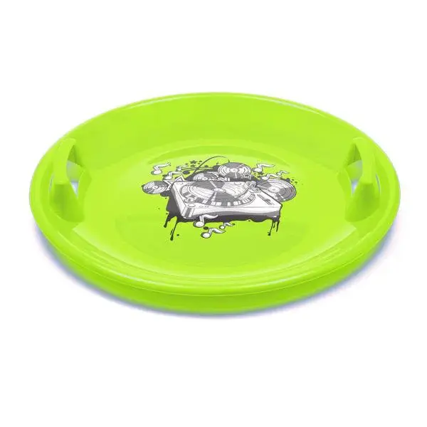 Sáňkovací talíř Baby Mix 60 cm MUSIC zelený