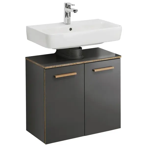 Xora SKŘÍŇKA POD UMYVADLO, šedá