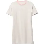 GAP LOGO Dámske tričkové šaty, biela, veľkosť