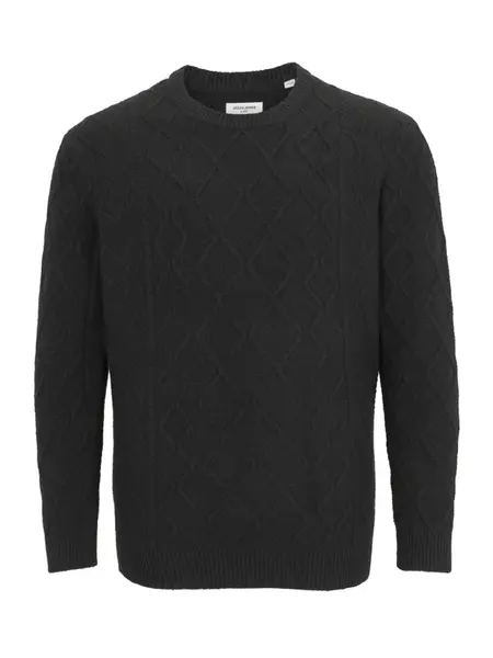 Jack & Jones Plus Sveter 'JORCAMBRIDGE'  čierna