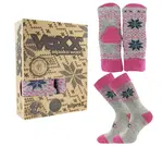 DARČEKOVÁ SÚPRAVA PONOŽIEK A RUKAVÍC Z MERINO VLNY A ALPAKY, 35 - 38