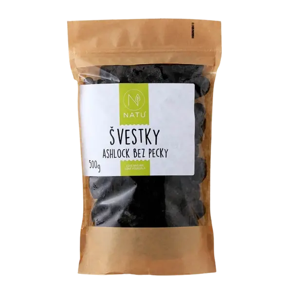 NATU Slivky Ashlock bez kôstky 500 g