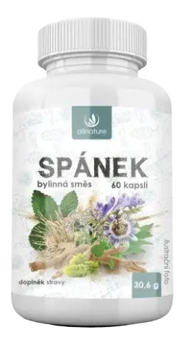 ALLNATURE Spánok bylinný extrakt 60 kapsúl