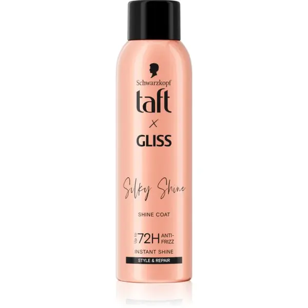 Schwarzkopf Taft x Gliss sprej pre lesk na vlasy Silky Shine 150 ml