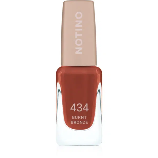 Notino Gel Effect Nail Polish lak na nechty s gélovým efektom 434 Burnt Bronze 10 ml