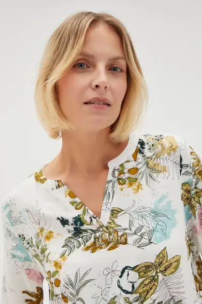 Marisse Women's Shirt L-Ko-4627 Off White