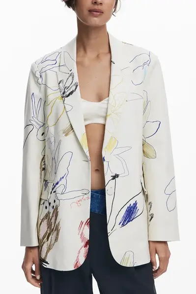 Dámske vzorované sako