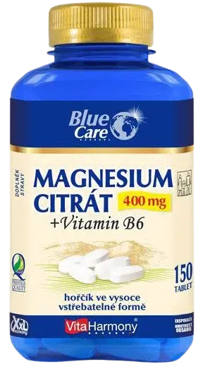 VITAHARMONY XXL Magnesium citrát 400 mg + Vitamín B6 150 tabliet
