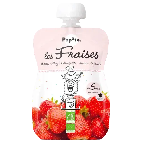 POPOTE kapsička BIO jahoda 120 g