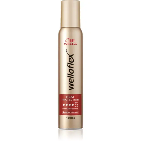 Wella Wellaflex Heat Protection penové tužidlo pre tepelnú úpravu vlasov 200 ml