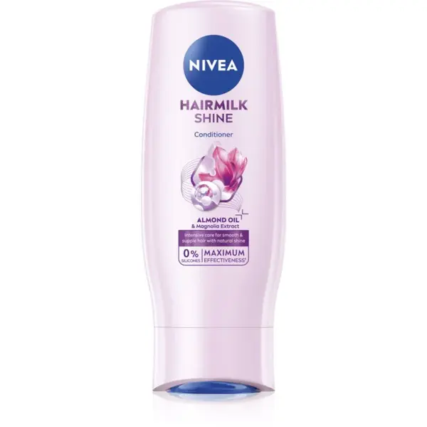 NIVEA Hairmilk Natural Shine ošetrujúci kondicionér 200 ml