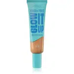 Rimmel Kind & Free Glow It Up ľahký hydratačný make-up odtieň 210 Golden Beige 30 ml
