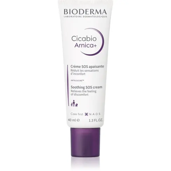 Bioderma Cicabio Arnica+ upokojujúci krém proti modrinám a pomliaždeninám 40 ml