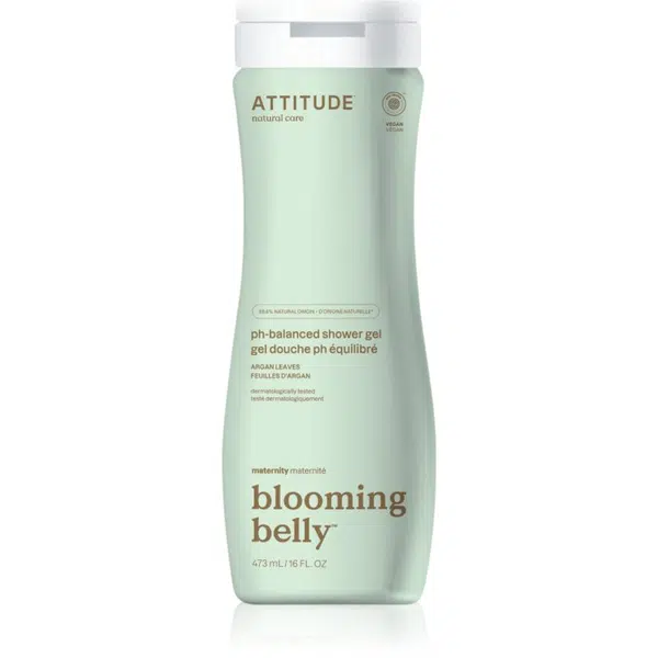 Attitude Blooming belly Argan prírodný sprchový gél pre tehotné ženy 473 ml