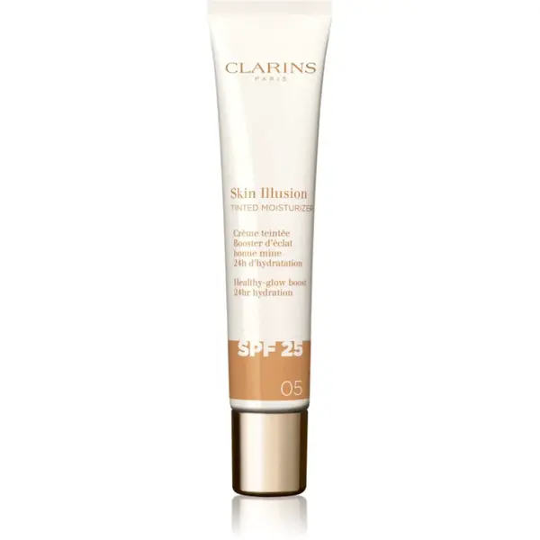 Clarins Skin Illusion Tinted Moisturizer tónovací krém SPF 25 odtieň 05 40 ml