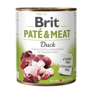 Brit konzerva Paté & Meat Duck 800 g | Konzerva pre psov