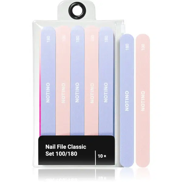 Notino Nail File Classic Set 100/180 sada pilníkov