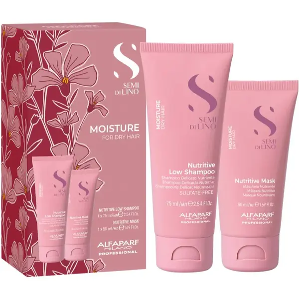 Alfaparf Milano Semi di Lino Moisture Minisize Kit cestovná sada pre intenzívnu hydratáciu