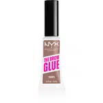 NYX Professional Makeup The Brow Glue gél na obočie odtieň 02 Taupe 5 g