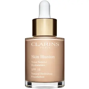 Clarins Skin Illusion Natural Hydrating Foundation rozjasňujúci hydratačný make-up SPF 15 odtieň 102.5C Porcelain 30 ml
